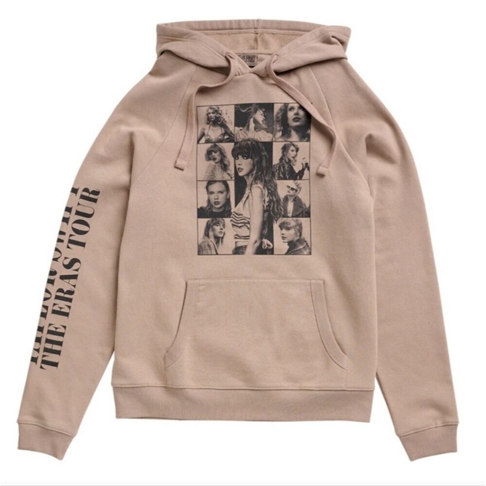 TAYLOR SWIFT The Eras Tour Hoodie Graphic Face Photos Sweater OFFICIAL Merch L